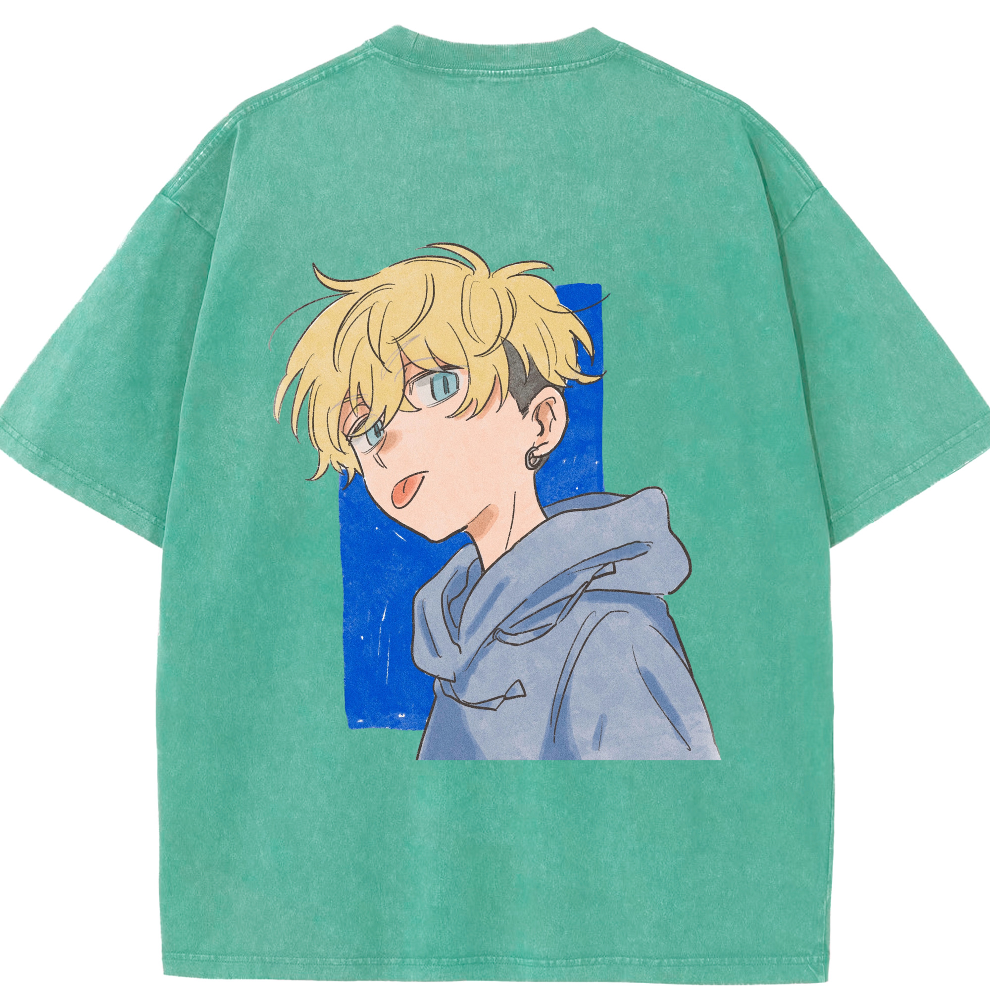 （画像用） 東京リベンジャーズ Tokyo Revengers 綿100% ヴィンテージ風 半袖Tシャツ（背面プリント）